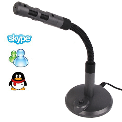 3.5mm Professional Dynamic Multimedia Microphone, Support Chatting over QQ, MSN, SKYPE and Singing Over Internet